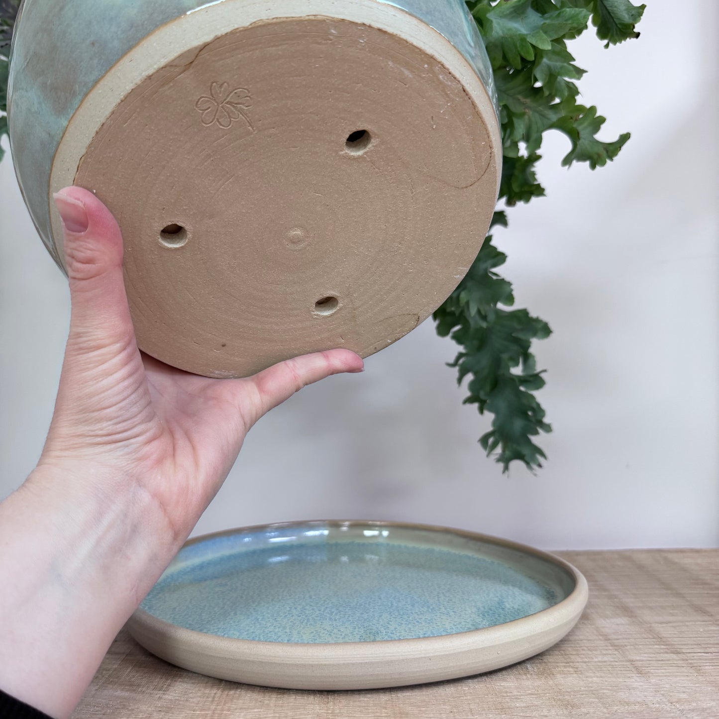 Bloempot groot met gaten