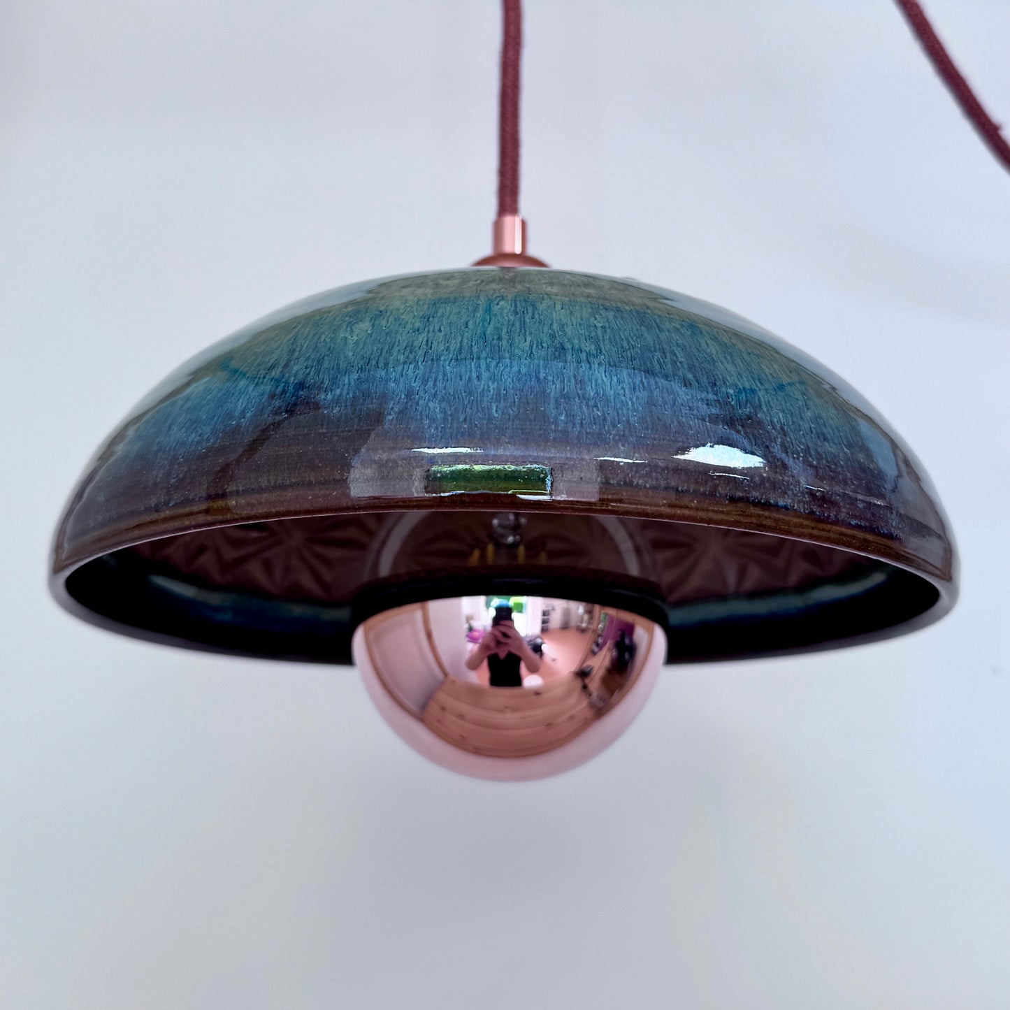 Hanglamp glazuur uit