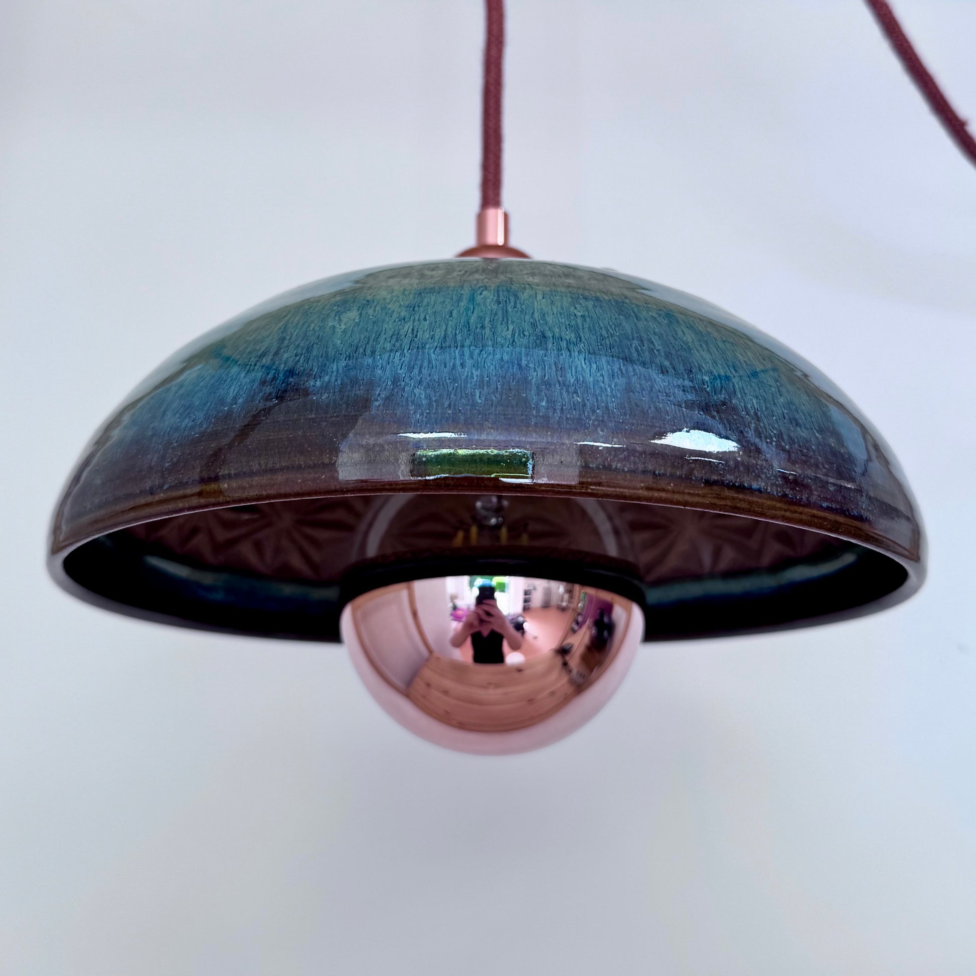Hanglamp glazuur uit