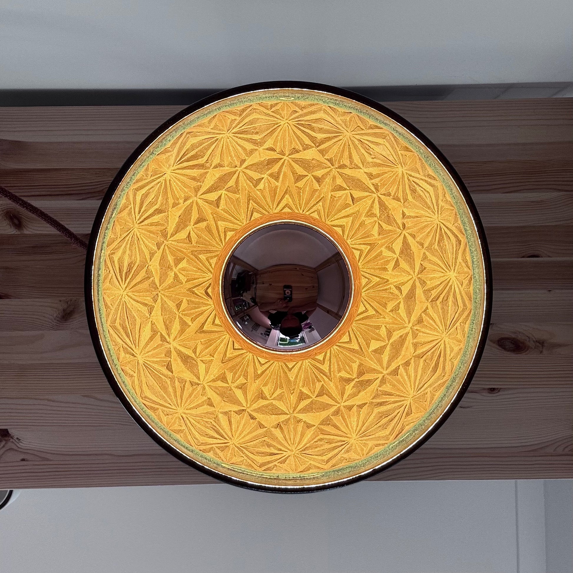Hanglamp van beneden