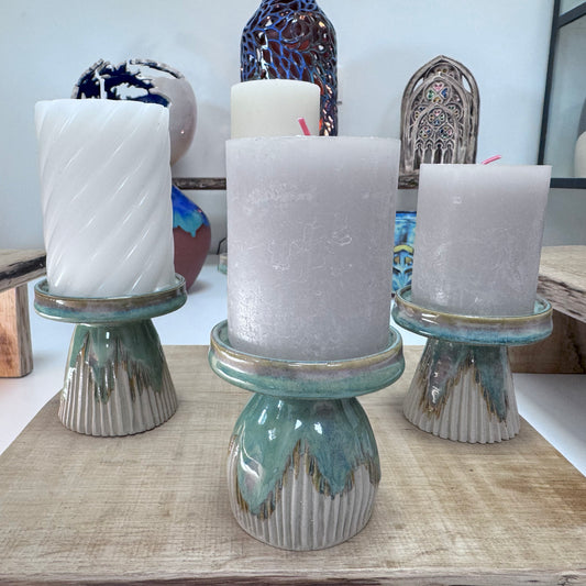 Candlestick - with cut pattern