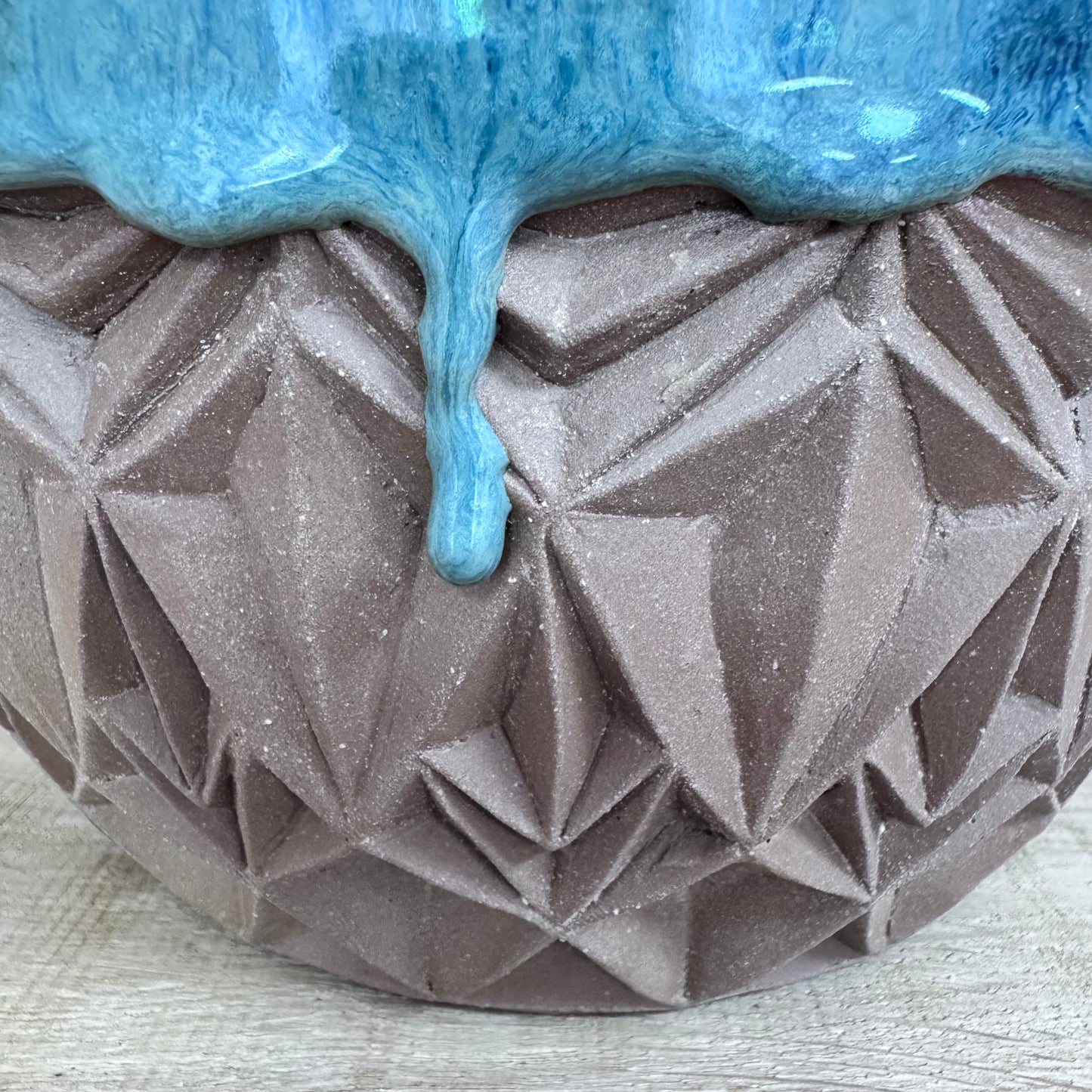 Lamp art deco groen detail