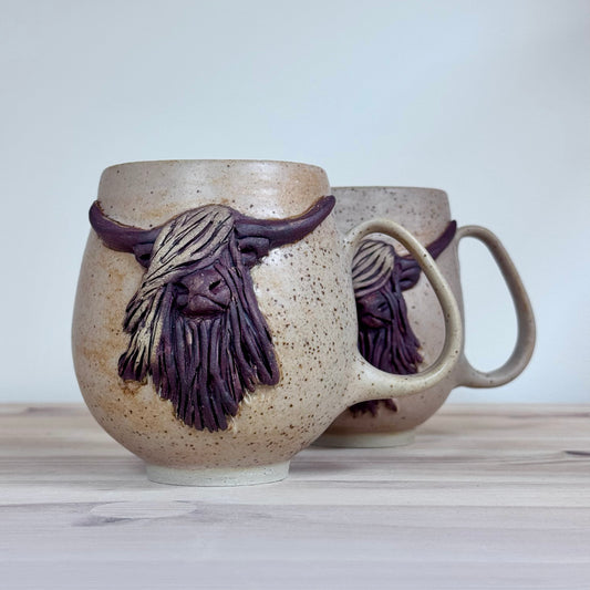 Schotse Hooglander (Highland Cow) mok - vier kleuren